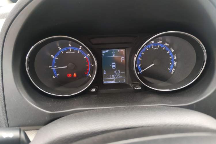 Used FORTHING S500 2016 1.6L CVT Luxury Model Odometer Close Up