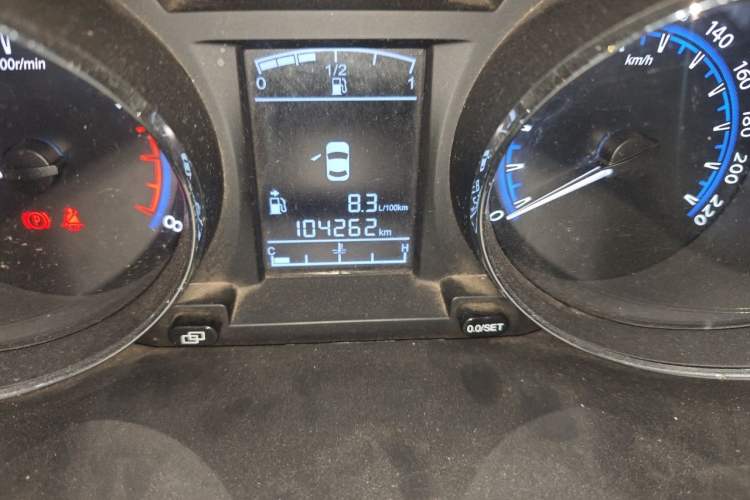 Used FORTHING S500 2016 1.6L Manual Luxury Model Odometer Close Up
