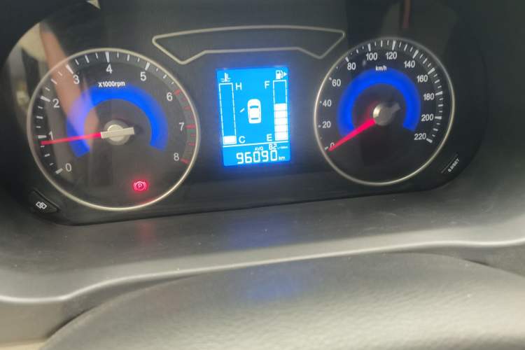 Used FORTHING S500 2016 1.5L Manual Comfort Model Odometer Close Up