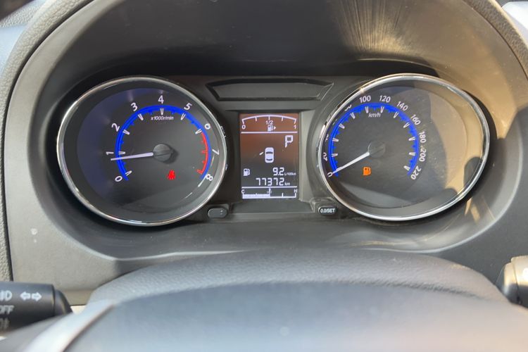 Used FORTHING S500 2016 1.6L CVT Luxury Model Odometer Close Up