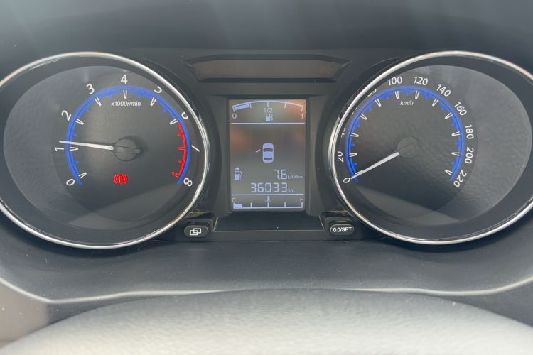 Used FORTHING S500 2016 1.5L Manual Luxury Model Odometer Close Up