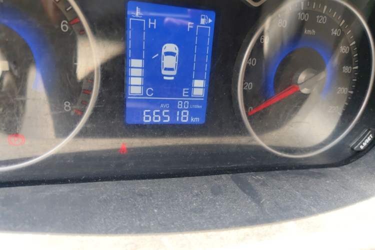 Used FORTHING S500 2016 1.5L Manual Comfort Model Odometer Close Up