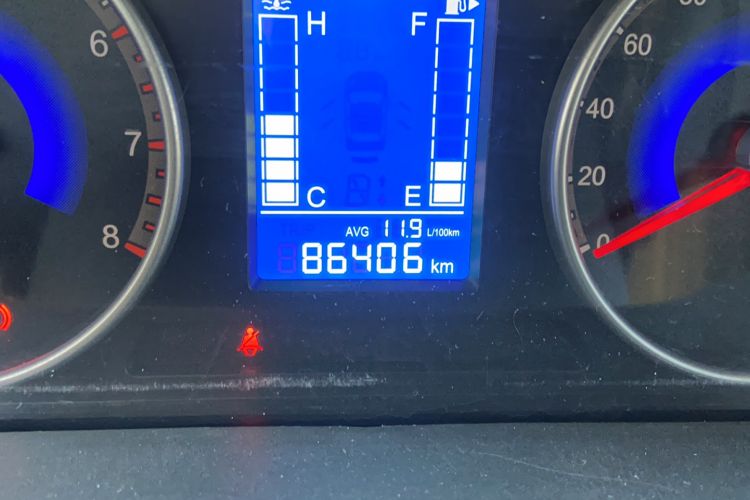 Used FORTHING S500 2016 1.5L Manual Comfort Model Odometer Close Up