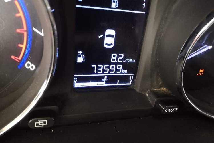 Used FORTHING S500 2016 1.5L Manual Luxury Model Odometer Close Up