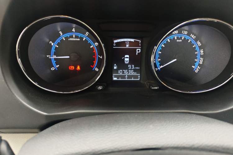 Used FORTHING S500 2016 1.6L CVT Deluxe Model Odometer Close Up
