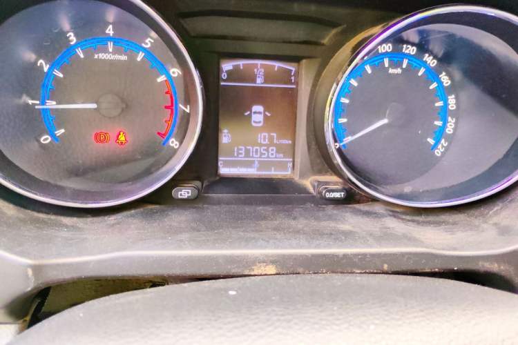Used FORTHING S500 2016 1.5L Manual Luxury Version II Odometer Close Up
