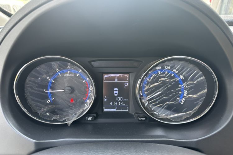 Used FORTHING S500 2016 1.6L CVT Deluxe Model Odometer Close Up