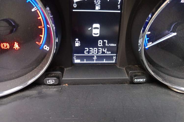 Used FORTHING S500 2016 1.6L Manual Luxury Model Odometer Close Up