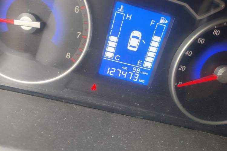Used FORTHING S500 2016 1.5L Manual Comfort Model Odometer Close Up