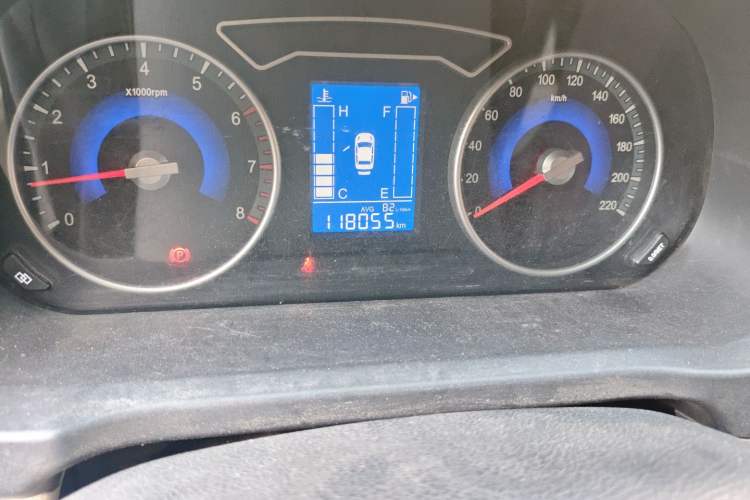 Used FORTHING S500 2016 1.5L Manual Comfort Model Odometer Close Up