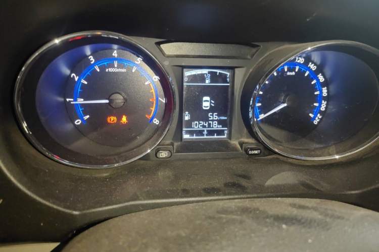 Used FORTHING S500 2016 1.6L Manual Luxury Edition Odometer Close Up
