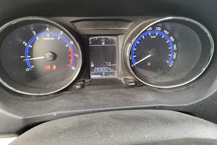 Used FORTHING S500 2016 1.5L Manual Luxury Model Odometer Close Up