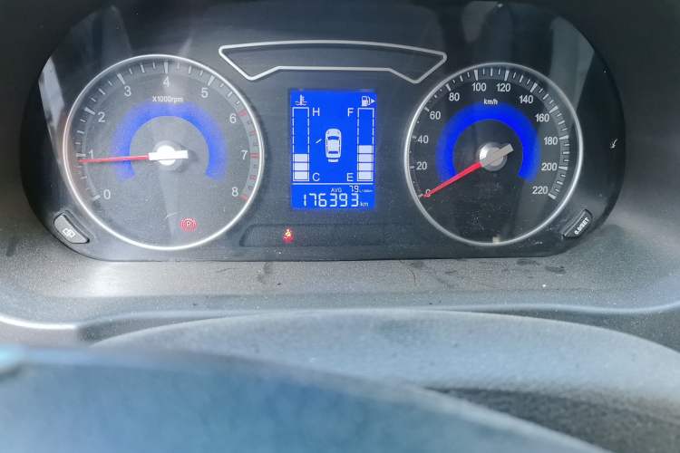 Used FORTHING S500 2016 1.5L Manual Comfort Model Odometer Close Up