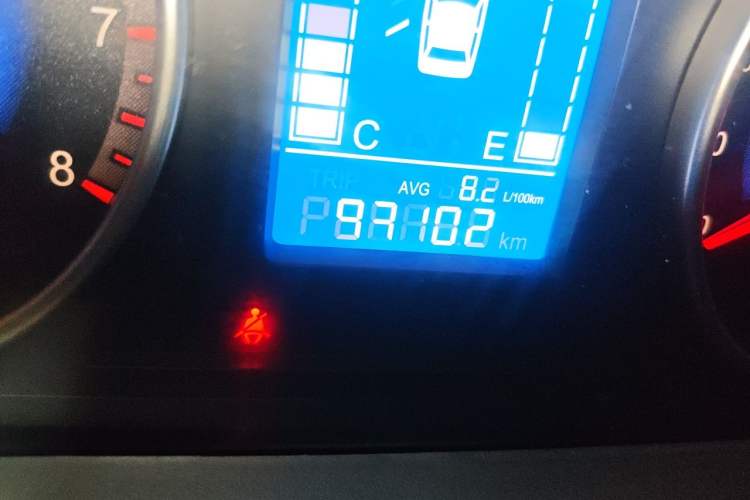 Used FORTHING S500 2016 1.5L Manual Comfort Model Odometer Close Up