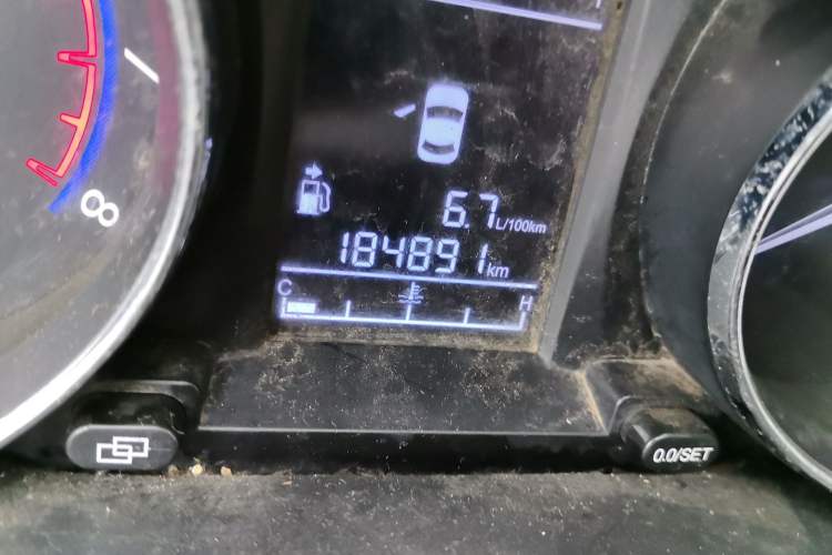 Used FORTHING S500 2016 1.6L Manual Luxury Model Odometer Close Up