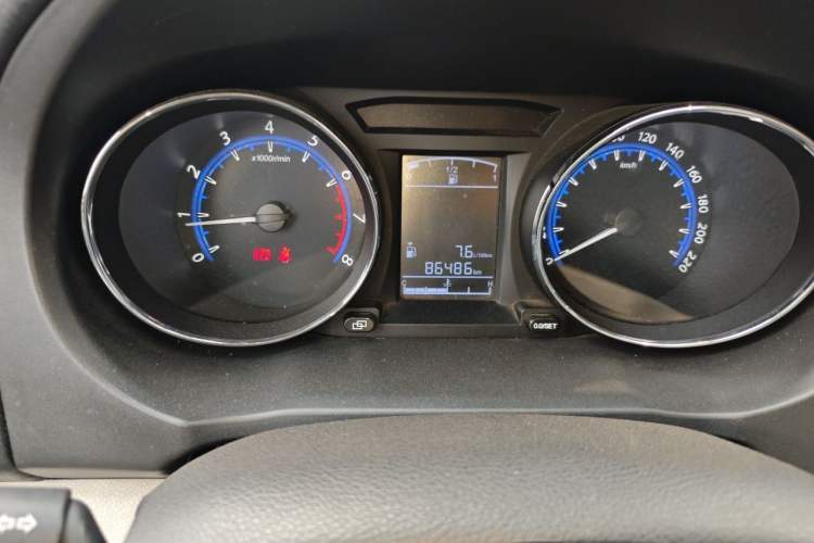 Used FORTHING S500 2016 1.5L Manual Luxury Model Odometer Close Up