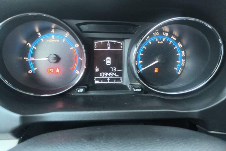 Used FORTHING S500 2016 1.5L Manual Luxury Model Odometer Close Up