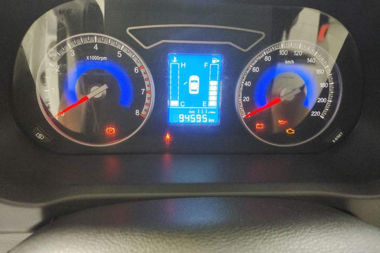 Used FORTHING S500 2016 1.5L Manual Comfort Model Odometer Close Up