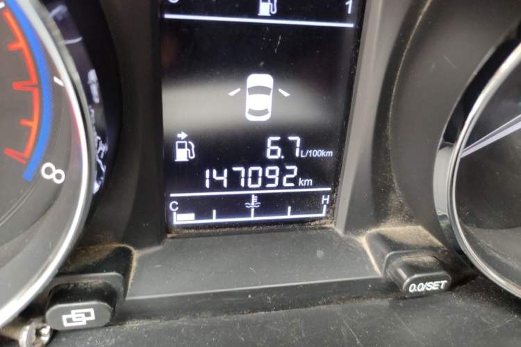 Used FORTHING S500 2016 1.6L Manual Luxury Model Odometer Close Up