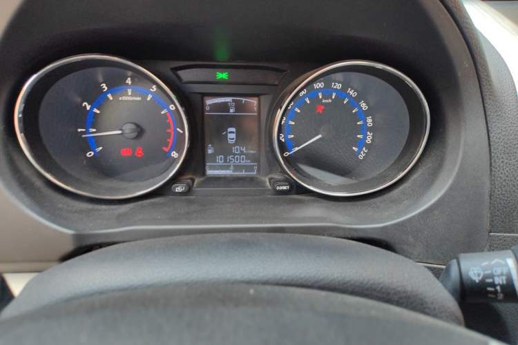 Used FORTHING S500 2016 1.5L Manual Luxury Model Odometer Close Up