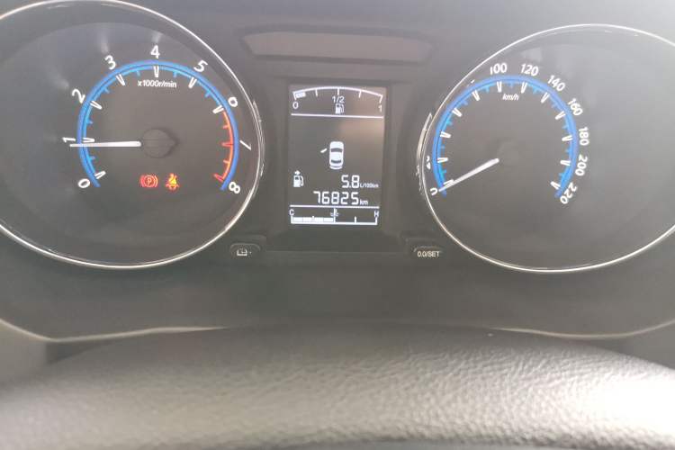Used FORTHING S500 2016 1.6L Manual Luxury Model Odometer Close Up