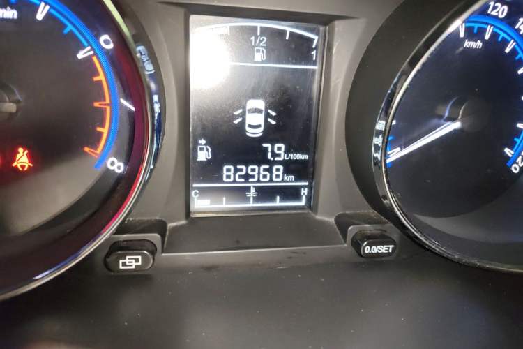 Used FORTHING S500 2016 1.5L Manual Luxury Model Odometer Close Up