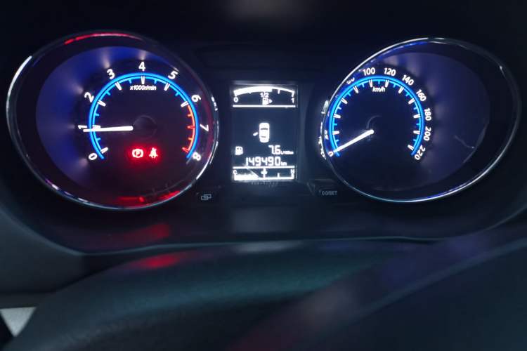 Used FORTHING S500 2017 1.5L Manual Luxury Model Odometer Close Up
