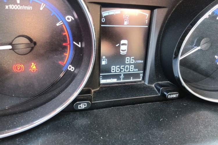 Used FORTHING S500 2017 1.5L Manual Luxury Model Odometer Close Up