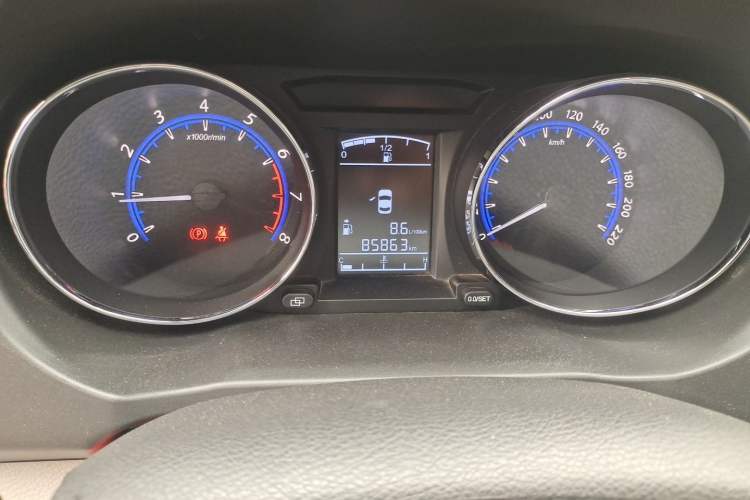 Used FORTHING S500 2017 1.5L Manual Luxury Model Odometer Close Up