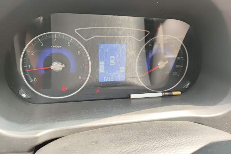 Used FORTHING S500 2017 1.5L Manual Elite Model Odometer Close Up