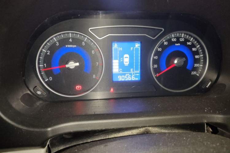 Used FORTHING S500 2017 1.5L Manual Elite Model Odometer Close Up