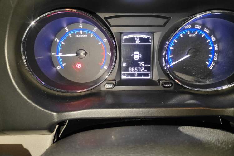 Used FORTHING S500 2017 1.5L Manual Luxury Model Odometer Close Up