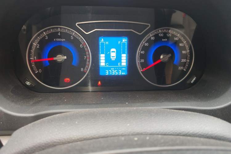 Used FORTHING S500 2017 1.5L Manual Elite Model Odometer Close Up