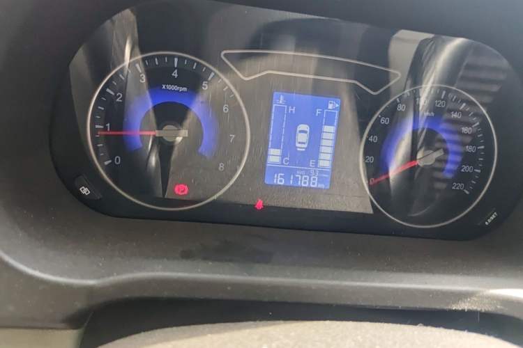 Used FORTHING S500 2017 1.5L Manual Elite Model Odometer Close Up