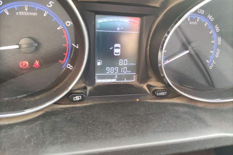 Used FORTHING S500 2017 1.5L Manual Luxury Model Odometer Close Up
