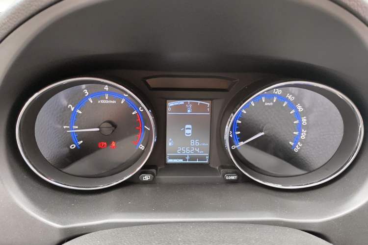 Used FORTHING S500 2017 1.5L Manual Luxury Model Odometer Close Up