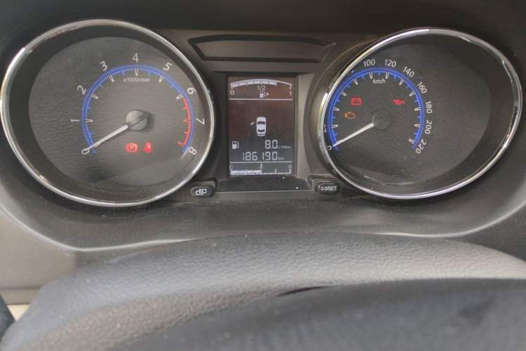 Used FORTHING S500 2017 1.5L Manual Luxury Model Odometer Close Up