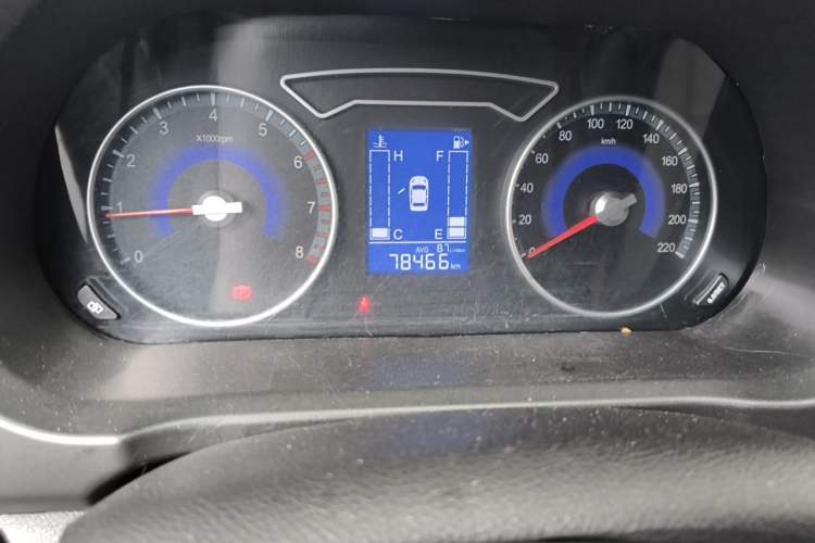 Used FORTHING S500 2017 1.5L Manual Elite Model Odometer Close Up