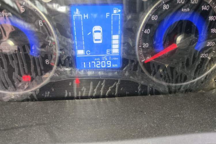 Used FORTHING S500 2017 1.5L Manual Elite Model Odometer Close Up