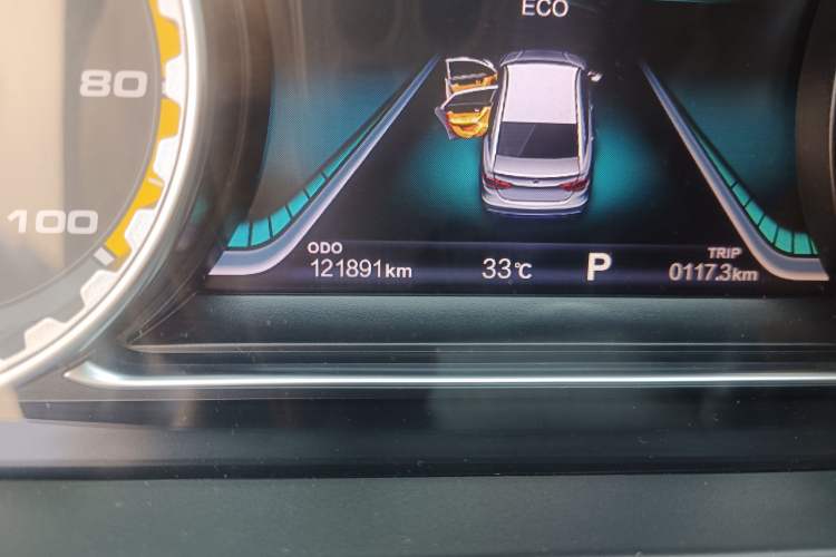 Used FORTHING S60 EV 2022 Comfort Edition Odometer Close Up