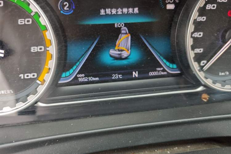 Used FORTHING S60 EV 2022 Comfort Edition Odometer Close Up