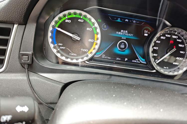 Used FORTHING S60 EV 2023 PRO Enjoyment Edition Odometer Close Up