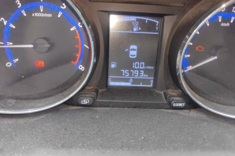 Used FORTHING SX6 2016 1.6L Manual Luxury Model Odometer Close Up