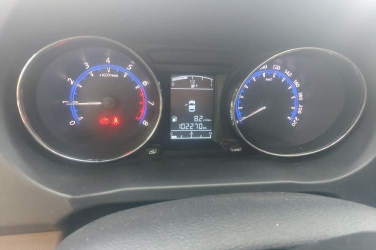 Used FORTHING SX6 2016 1.6L Manual Luxury Model Odometer Close Up