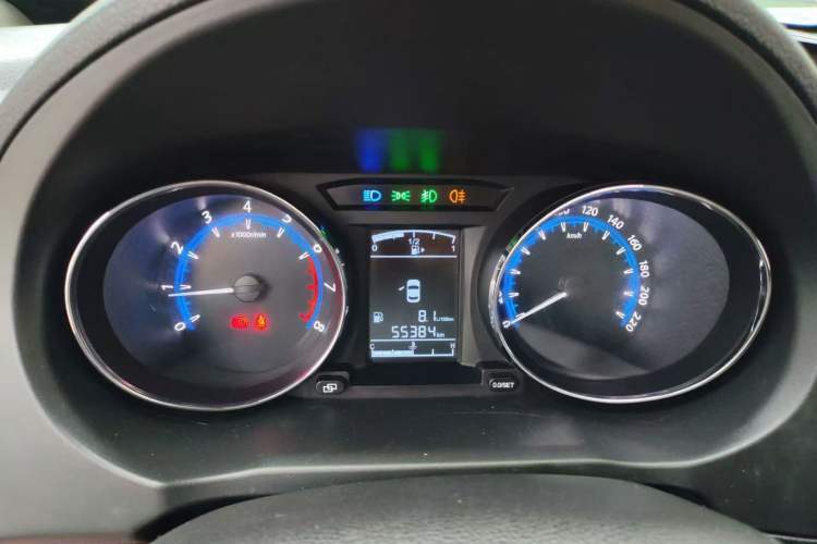Used FORTHING SX6 2016 1.6L Manual Luxury Model Odometer Close Up