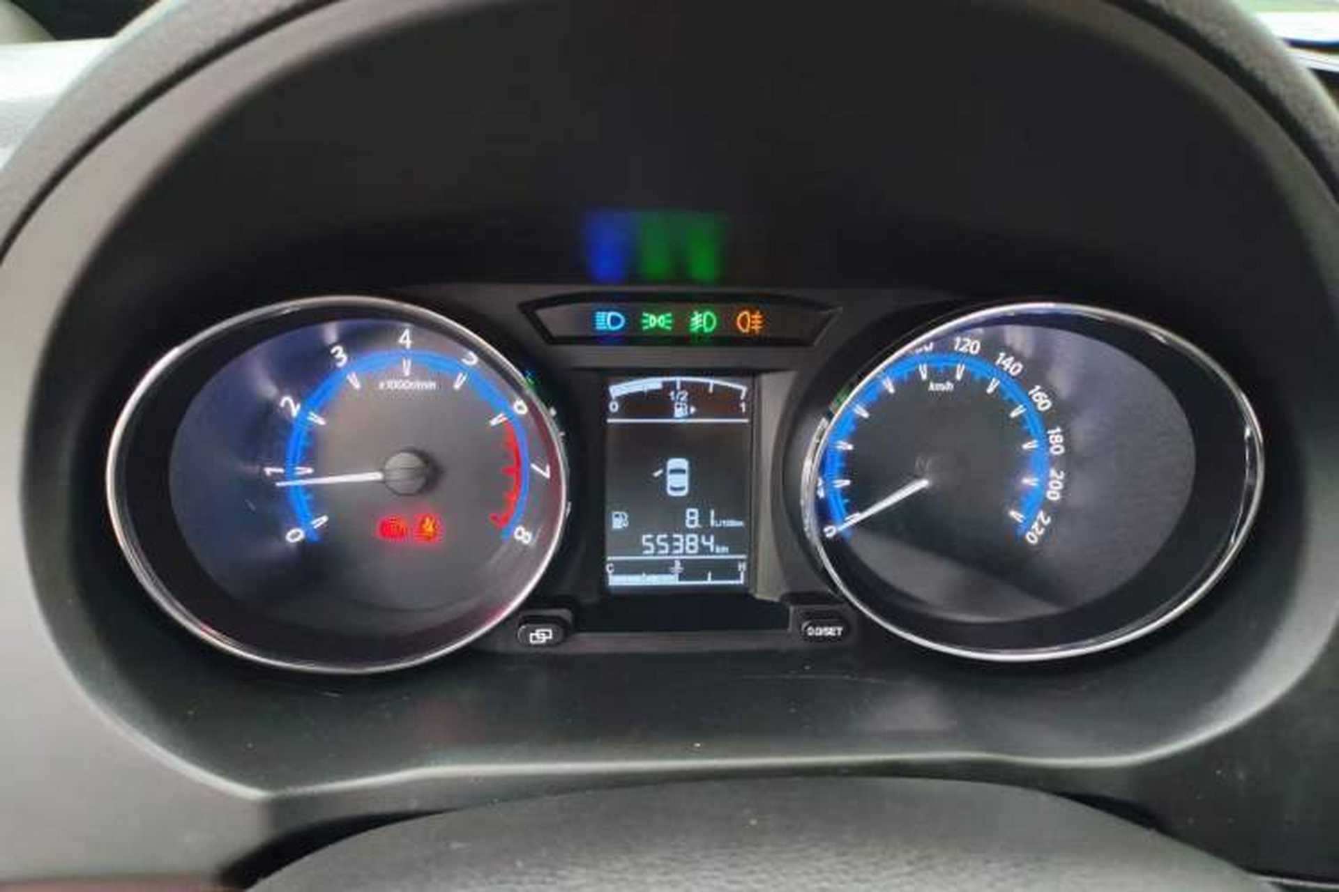 Used FORTHING SX6 2016 1.6L Manual Luxury Model Odometer Close Up