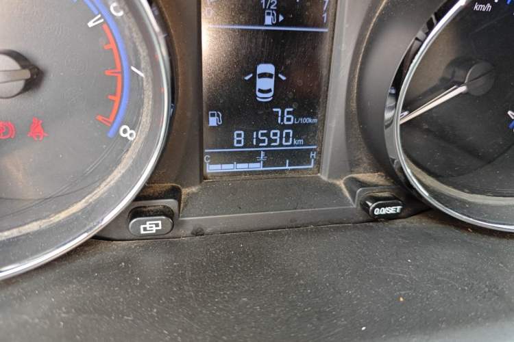 Used FORTHING SX6 2016 1.6L Manual Luxury Model Odometer Close Up