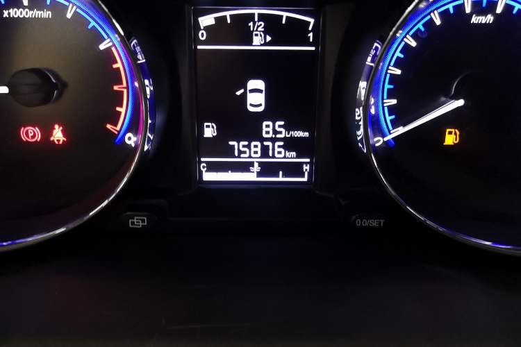 Used FORTHING SX6 2016 1.6L Manual Luxury Model Odometer Close Up