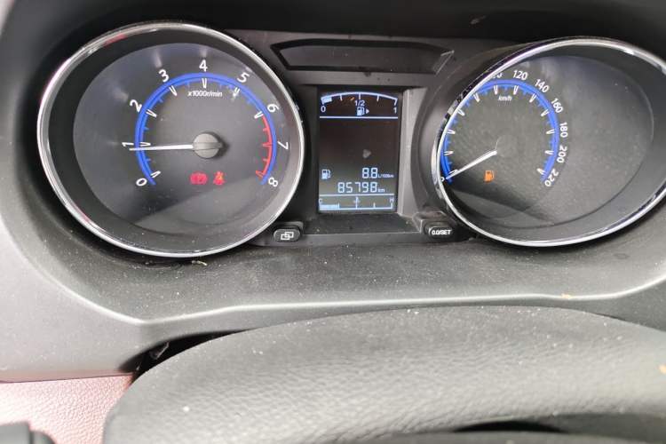 Used FORTHING SX6 2016 1.6L Manual Luxury Model Odometer Close Up