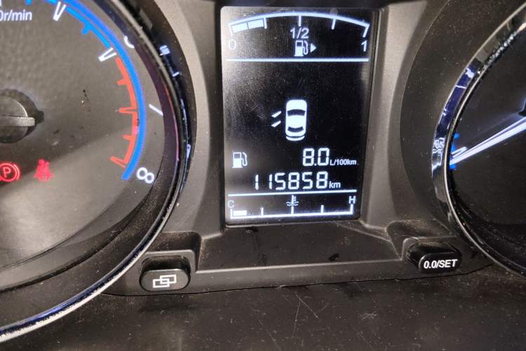 Used FORTHING SX6 2016 1.6L Manual Luxury Model Odometer Close Up